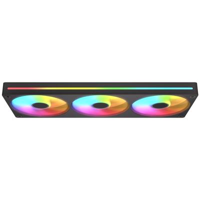 Cougar Unity360-FB PC-ventilator Zwart (b x h x d) 363.6 x 125 x 25 mm Incl. LED-verlichting
