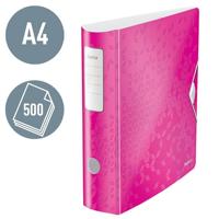 Leitz Ordner 1106 Active WOW DIN A4 Rugbreedte: 82 mm Roze (metallic) 2 beugels 1106-00-23 - thumbnail