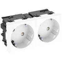 OBO Bettermann 6120483 Apparaatinzet 2-voudig stopcontact (b x h x d) 90 x 45 x 40 mm Wit 1 stuk(s) - thumbnail