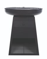 Havana BBQ Grill Plancha Zwart Vuurschaal Fire Pit Staal Houtopslag - thumbnail