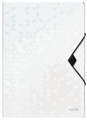 Elastomap leitz wow a4 3 klep pp wit | 10 stuks