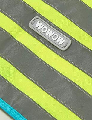 Wowow Reflectievest kids crazy monster maat l geel