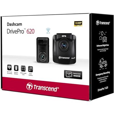Transcend Dashcam - DrivePro 620-64GB (zuignaphouder)