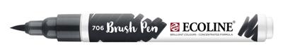 Royal Talens Ecoline Brushpen Donkergrijs