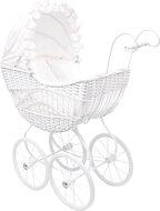 Vintage Rieten Poppenwagen Evelin