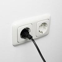 ACT Netsnoer Euro male - C7 female (haaks links/rechts) zwart 3 m - thumbnail