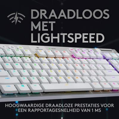 Logitech G915 TKL LIGHTSPEED Wireless RGB Mechanical Gaming Keyboard gaming toetsenbord - thumbnail