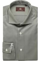 Circle of Gentlemen Overhemd Deven Groen Paisley Contrast Slim Fit - thumbnail