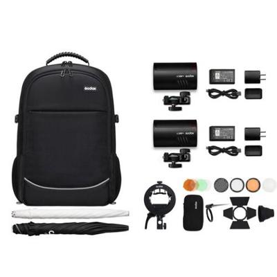Godox AD100Pro Dual Kit in backpack