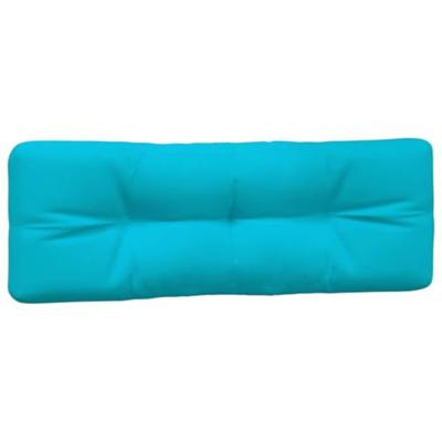 VidaXL Palletkussens 2 st stof turquoise