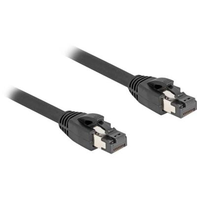 DeLOCK patchkabel s/ftp, rj-45 met cat.8.1 (zwart, 2 meter)
