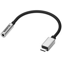 Marmitek Audio Adapter [1x USB-C - 1x Jackplug female 3,5 mm] USB-C / Audio 3,5 mm Adapter 0.15 m - thumbnail