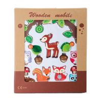 Houten mobiel - Dieren uit het bos - thumbnail