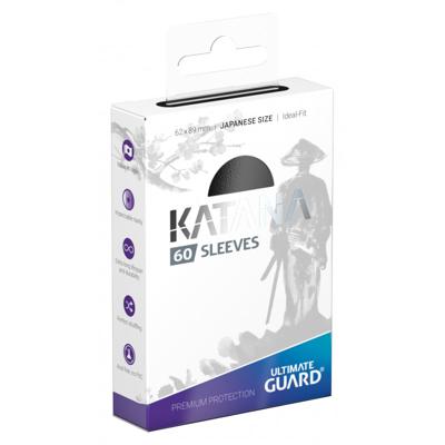 Ultimate Guard Katana Sleeves Japanese Size (60) - Black - thumbnail