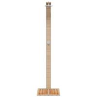 VidaXL Buitendouche 50x55x224 cm poly rattan en acaciahout beige - thumbnail