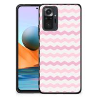 Xiaomi Redmi Note 10 Pro Back Case Waves Roze - thumbnail