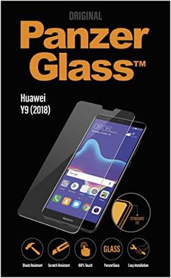 Pantserglas PZ5308 displaybescherming voor Huawei Y9 (2018), krasbestendig, schokbestendig, kristalhelder, 1 stuk