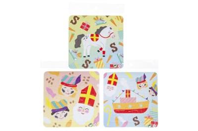 Puzzel Sint en piet 13,5cm 16 stukjes