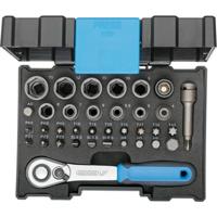 Gedore 666 U-20 | bitdopsleutelset 1/4" | 35 delig - 2998211 - thumbnail