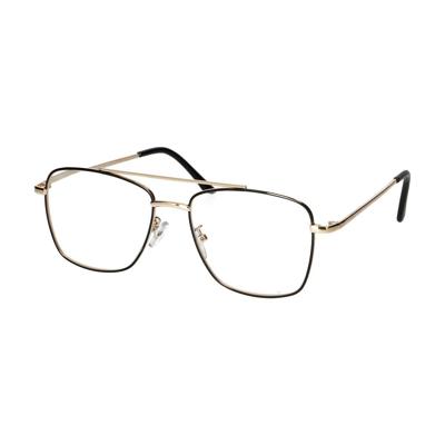 Spectrum leesbril vintage piloot metaal goud/zwart 3.00