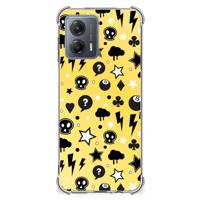 Extreme Case Motorola Moto G53 Punk Geel - thumbnail