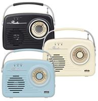Silva Schneider Mono 1965 Transistorradio VHF (FM) AUX, USB Oplaadbaar Beige - thumbnail