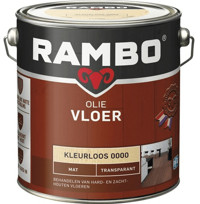 Rambo Vloer Olie Transparant Mat - 750 ml Whitewash