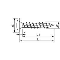 SPAX 0251010600405 Houtschroef 6 mm 40 mm T-STAR plus Staal WIROX 200 stuk(s) - thumbnail