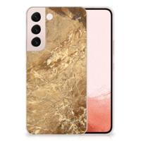 Samsung Galaxy S22 | TPU | Siliconen hoesje | Marmer Creme - thumbnail