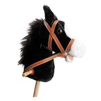 Playwood Houten stokpaard met geluid - zwart - thumbnail