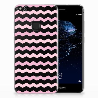 Huawei P10 Lite TPU bumper Waves Roze