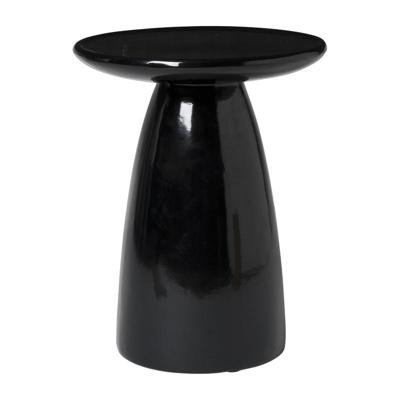 Bijzettafel Paris - zwart - ø36x46 cm