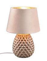 Trio Bruine tafellampAriana met taupe kap M - R51531944 - thumbnail