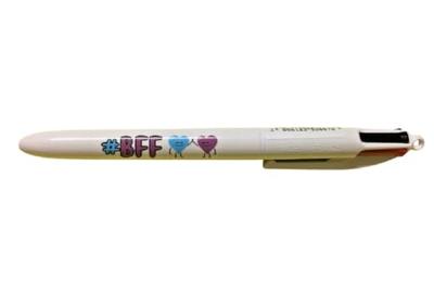 Balpen bic 4kleuren m hydro ass