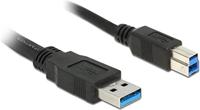 Delock 85066 Kabel USB 3.0 Type-A male > USB 3.0 Type-B male 1,0 m zwart - thumbnail