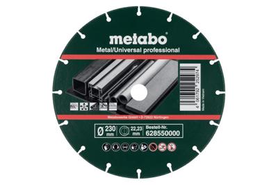 Metabo 628550000 Diamanten doorslijpschijf 230 mm 1 stuk(s) Metaal (verzinkt)