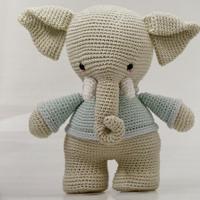Amigurumi pakket Ray olifant Basis - thumbnail