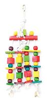 HAPPY PET SPEELGOED BLOCK N BEADS PAPEGAAI 45X16 CM - thumbnail