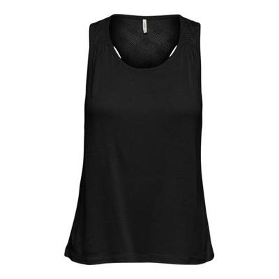 ONLY top ONLNICOLE met kant zwart