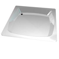 Douchebak Isifix 90x90x15 Wit Kunstof - thumbnail