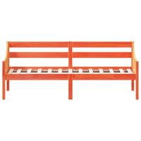 Slaapbank 90x190 cm massief grenenhout wasbruin - thumbnail