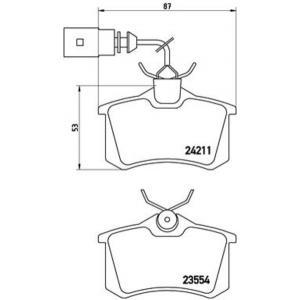 Remblokken set P85101