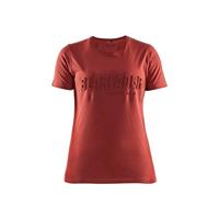 Blåkläder Dames T-Shirt 3D 34311042 | Gebrand rood | Maat XXL - 7330509770689 - thumbnail