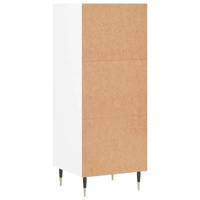 Dressoir 34,5x32,5x90 cm bewerkt hout wit - thumbnail