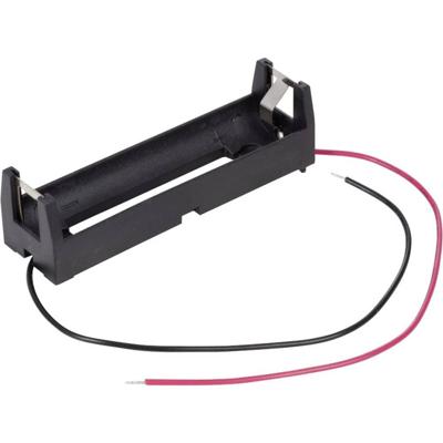 Velleman BH18650-1 Batterijhouder Aantal cellen: 1 18650 Kabel