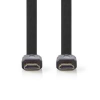 Platte High Speed HDMI-kabel met Ethernet | HDMI-connector - HDMI-connector | 3,0 m | Zwart - thumbnail