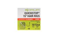 Korum Big Fish 10Cm Quickstops Hair Rigs Barbed 8st. Size 14 - thumbnail