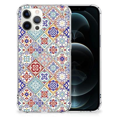 iPhone 12 Pro Max Anti-Shock Hoesje Tiles Color iPhone 12 Pro Max Anti-Shock Hoesje Tiles Color