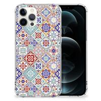 iPhone 12 Pro Max Anti-Shock Hoesje Tiles Color - thumbnail