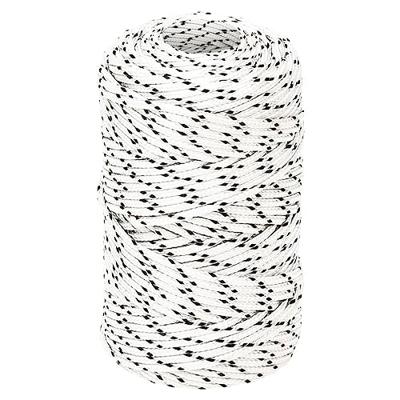 VidaXL Boottouw gevlochten 2 mmx100 m polyester wit VidaXL Boottouw gevlochten 2 mmx100 m polyester wit